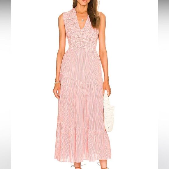 Free people Juno Maxi Dress in Guava Combo - Picture 5 of 16
